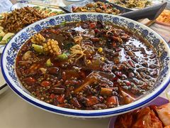 -老码头黑皮肘子锅包肉熏酱水饺(文政街店)