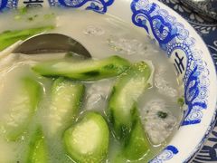 丝瓜腐竹浸鱼滑-米庄·原味私房菜(骏壹万邦店)