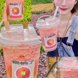 能喝足一天的飲料,【霸氣一升桃】給承包了!!