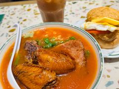 番茄浓汤鸡翅猪扒通粉-华嫂冰室(尖沙咀店)