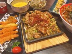 黑椒铁板葱香鸡-仙隐小鹿料理食堂(惠济万达店)