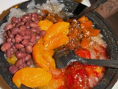 老味杏肉红豆刨冰-小胖老味刨冰