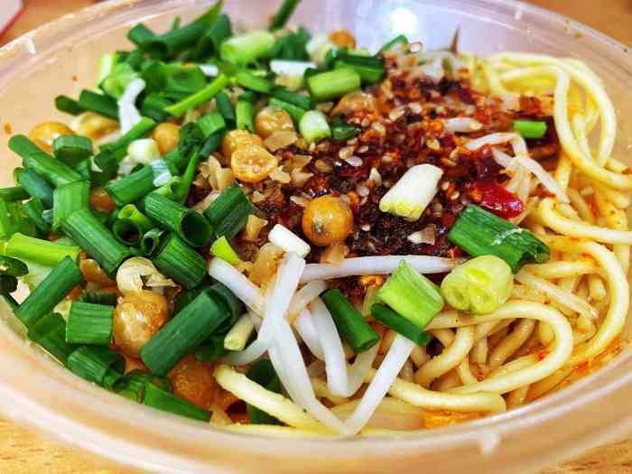 打分 外卖. 糖醋麻辣味凉面.