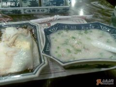 鸡蛋虾米肠和柴鱼花生粥-渔乡米坊·岭南传统小吃专门店(天河龙口西店)