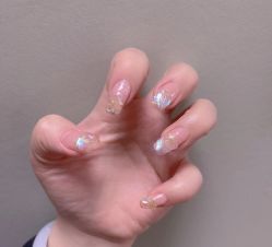 -孔雀手美甲美睫护理