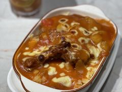 鲜茄汁焗猪扒饭-锦园春香港茶餐厅(西海湾旗舰店)