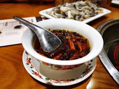现炸辣椒油-清真·老门框爆肚涮肉·中华老字号(丰管路店)