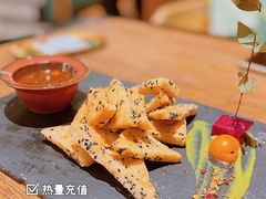 泰式芝麻煎豆腐-甜阿姨·天台花园私房菜(万松园店)