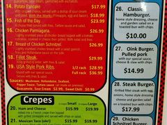 菜单-Pancakes on the rocks(冲浪者天堂店)