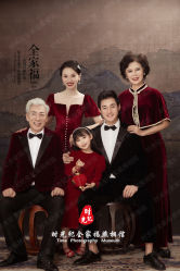 -时光纪亲子全家福照相馆(静安店母女写真父母纪念照)