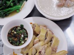 清炒菜心-同记鸡粥粉面店