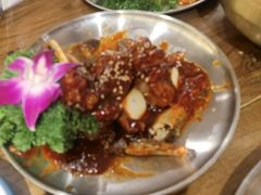 -明洞阿姨·韩式酱蟹烤肉·创意料理(三元桥店)