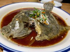 蒸多宝鱼-關東雪东北菜(中庚漫游城店)