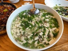 荠菜豆腐羹-侬佳蒸菜馆(听潮店)