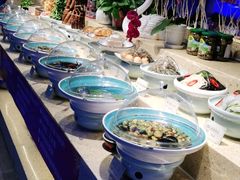 自助调料区-挂雪铁锅炖大鹅