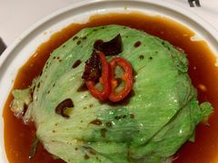 白灼西生菜-八府香鸭·啫啫煲(华山路店)