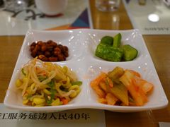 民俗小菜四拼-海兰江石锅饭(水上店)