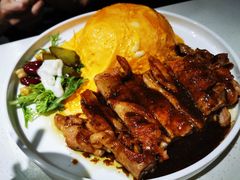 黑椒鸡扒蛋包饭-锦园春香港茶餐厅(西海湾旗舰店)
