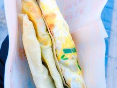 双蛋双脆煎饼-清真西花市煎饼