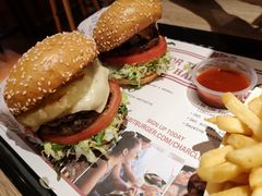 双层牛肉芝士汉堡-The Habit Burger Grill 哈比特汉堡(复兴soho店)