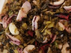 酸菜炒鱿鱼-温岭人家(红花北路店)