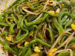 油泼面-手擀菠菜面(西康路店)