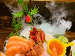 三文鱼刺身-竹幸日本料理(国光1937科技文化创意园店)