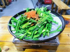 铁板韭菜-胡犇嗲单车烧烤(坡子街店)