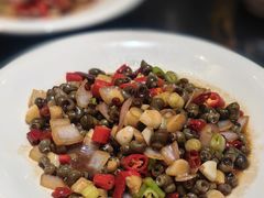 爆炒辣螺肉-健眺小海鲜(临海后山店)
