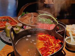 草本鸳鸯锅-盡膳口福跷脚牛肉火锅(晶耀前滩店)