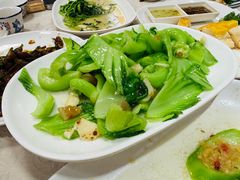 猪油渣炒芥菜-巫记鸡饭店