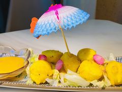 和风玉子豆腐-蜜桃花开·中西融合菜E&W(南长街店)