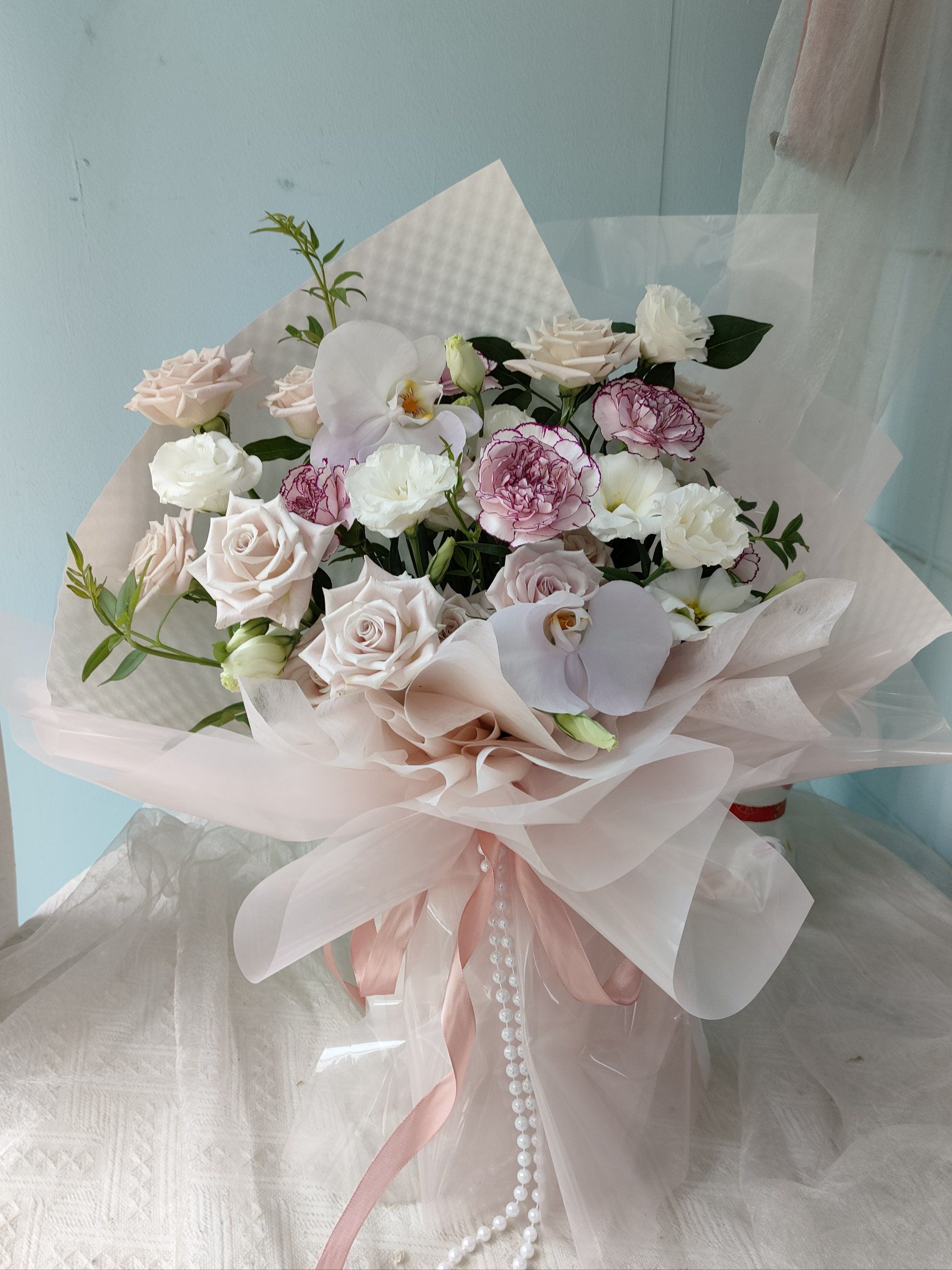 曼塔玫瑰花束送过生日的