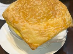 酥皮法式蘑菇汤-大佛寺高级素食自助餐厅