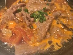番茄滑牛柳-老砂锅(城北店)