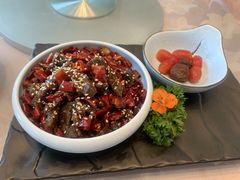 香辣牛肉干-大中华希尔顿酒店·兰亭潮中餐厅·粤菜
