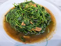 蚌肉金花菜-蟹天蟹地农家菜·阳澄湖大闸蟹(浅水湾店)