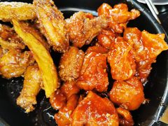 辣子鸡拼酱油鸡-MI WU FACTORY米屋美食工厂餐厅(绿地店)