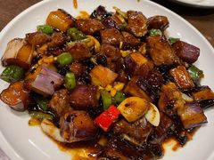 杭椒茄子爆牛肉粒-新旺茶餐厅(嘉里城店)