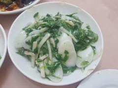 荠菜肉丝冬笋炒年糕-蘭心餐厅(进贤路店)