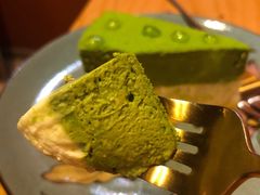 抹茶双重芝士蛋糕-The Flowers Coffee(南山店)