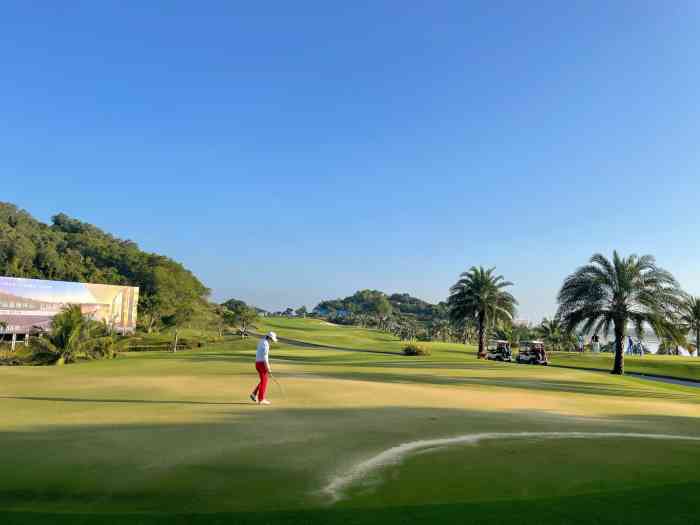 三亚海棠湾高尔夫球场图片