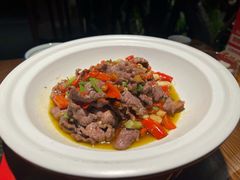 菜籽油炒衡东黄牛肉-老湘村·湖南土菜(天河维多利店)