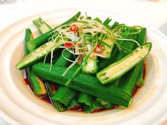 白灼秋葵-玉林烤鸭店(定福庄店)