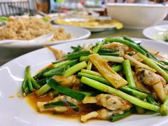 姜葱炒圣子-明记海鲜大排档(巽寮湾店)