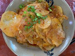 辣子土豆片-老磨油饼(高陵店)
