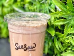 栀子花梨香拿铁-Seesaw Coffee(环贸iapm店)