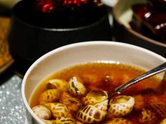 古越陈酿煮花螺-杭州西子湖四季酒店·金沙厅