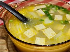 鸡汤小白菜煮榆林豆腐-西贝莜面村(近铁城市广场店)