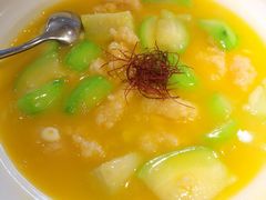 水果丝瓜烩虾滑-蜀宴小调·精致家常菜(科华店)